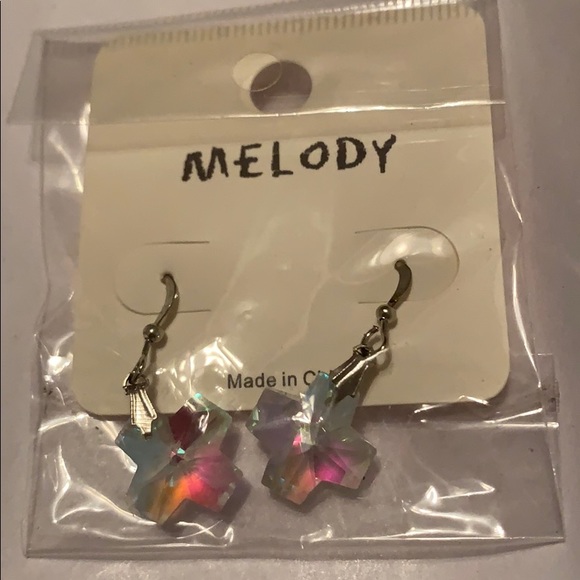 Melody Iridescent Earrings - Picture 3 of 3